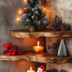 Floating Corner Wall Shelves Small Floating Shelf, solid wood, built to order