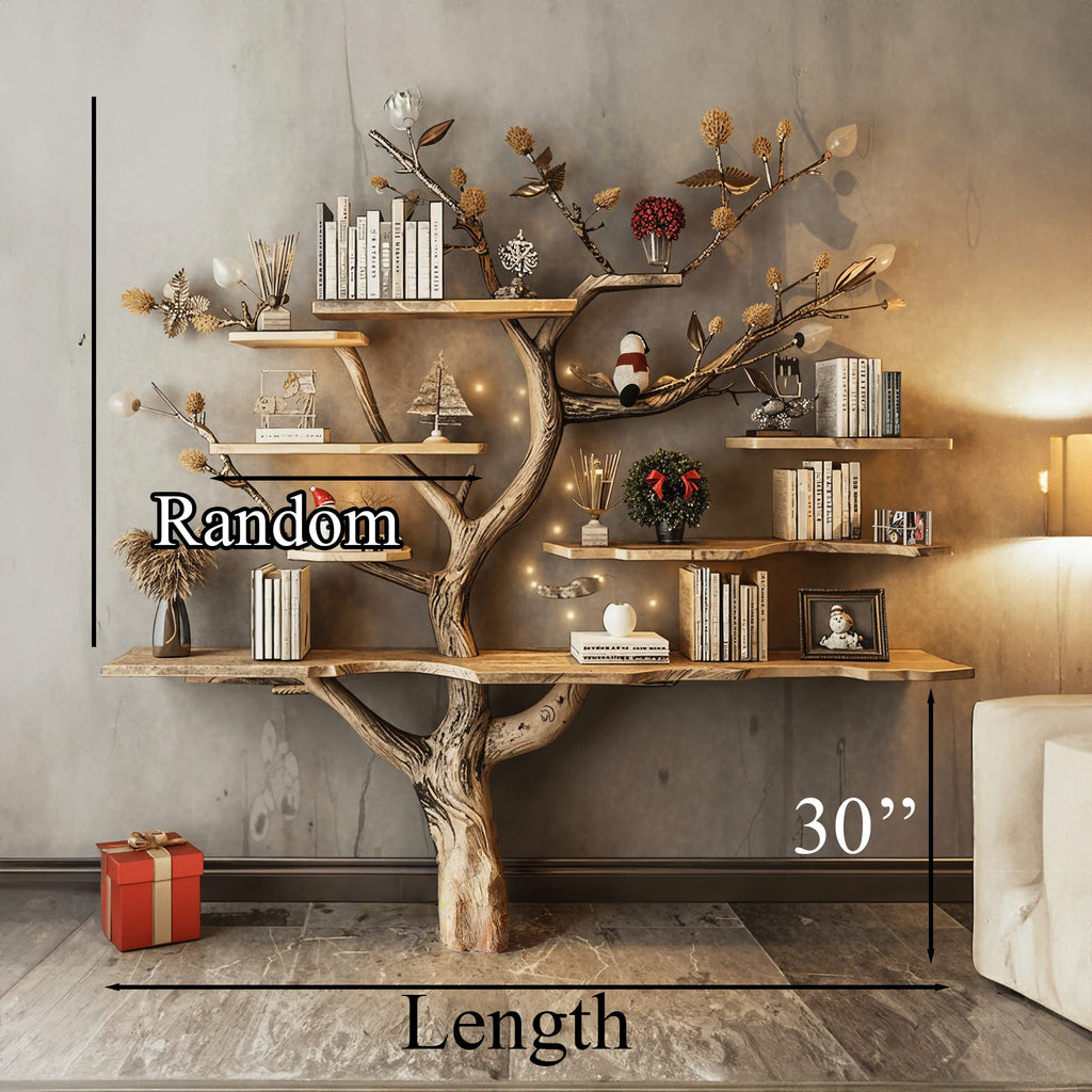 Branch Bookcase Console Table