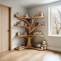 Kids Custom Tree Bookcase Decor Home Birthday Gift, solid wood, built to order