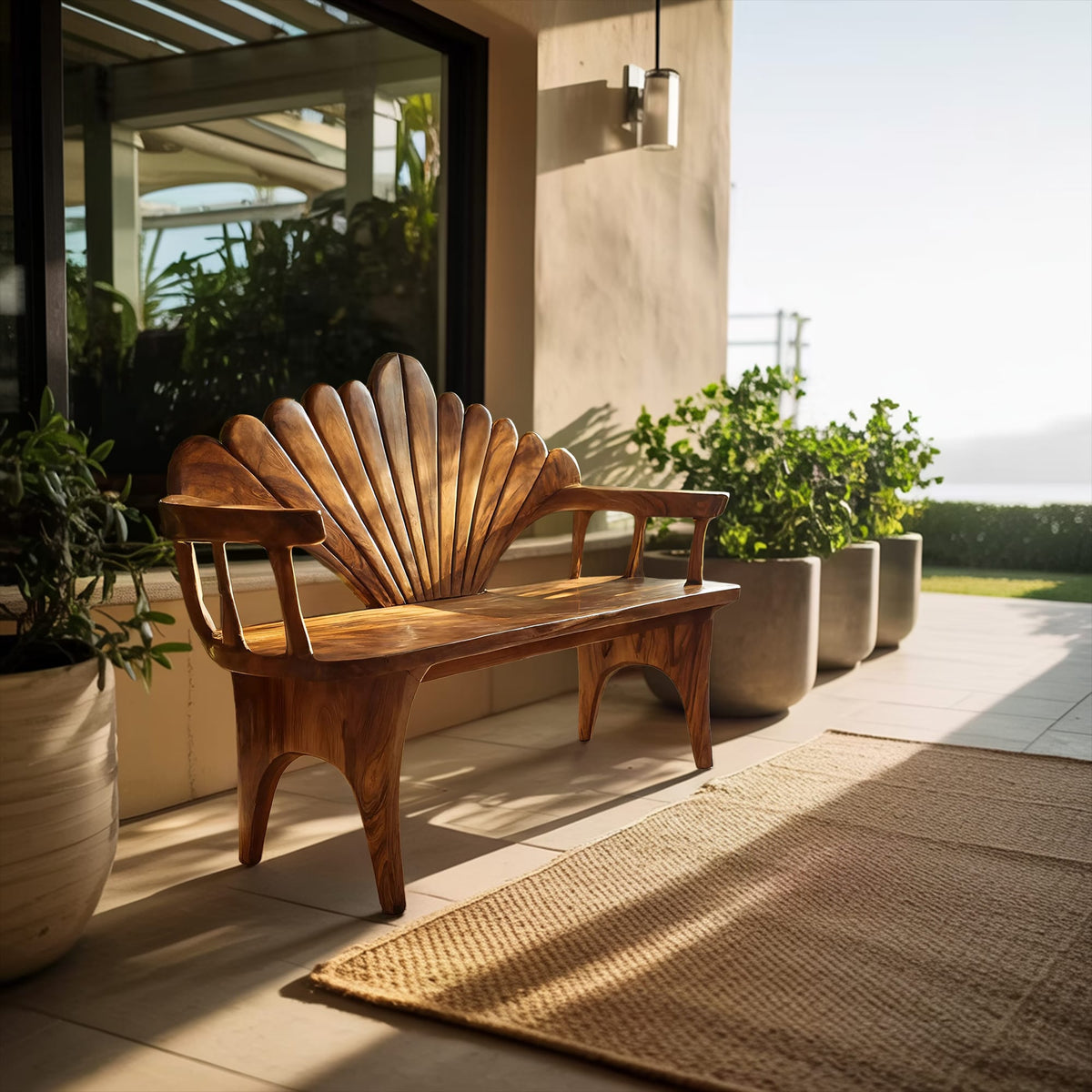 Solid Foyer Bench