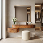 Modern Floating Makeup Vanity