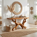 Rustic Console Table Living Room and Hallway, solid wood, built to order