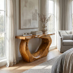Sculpted Artistic Console Table