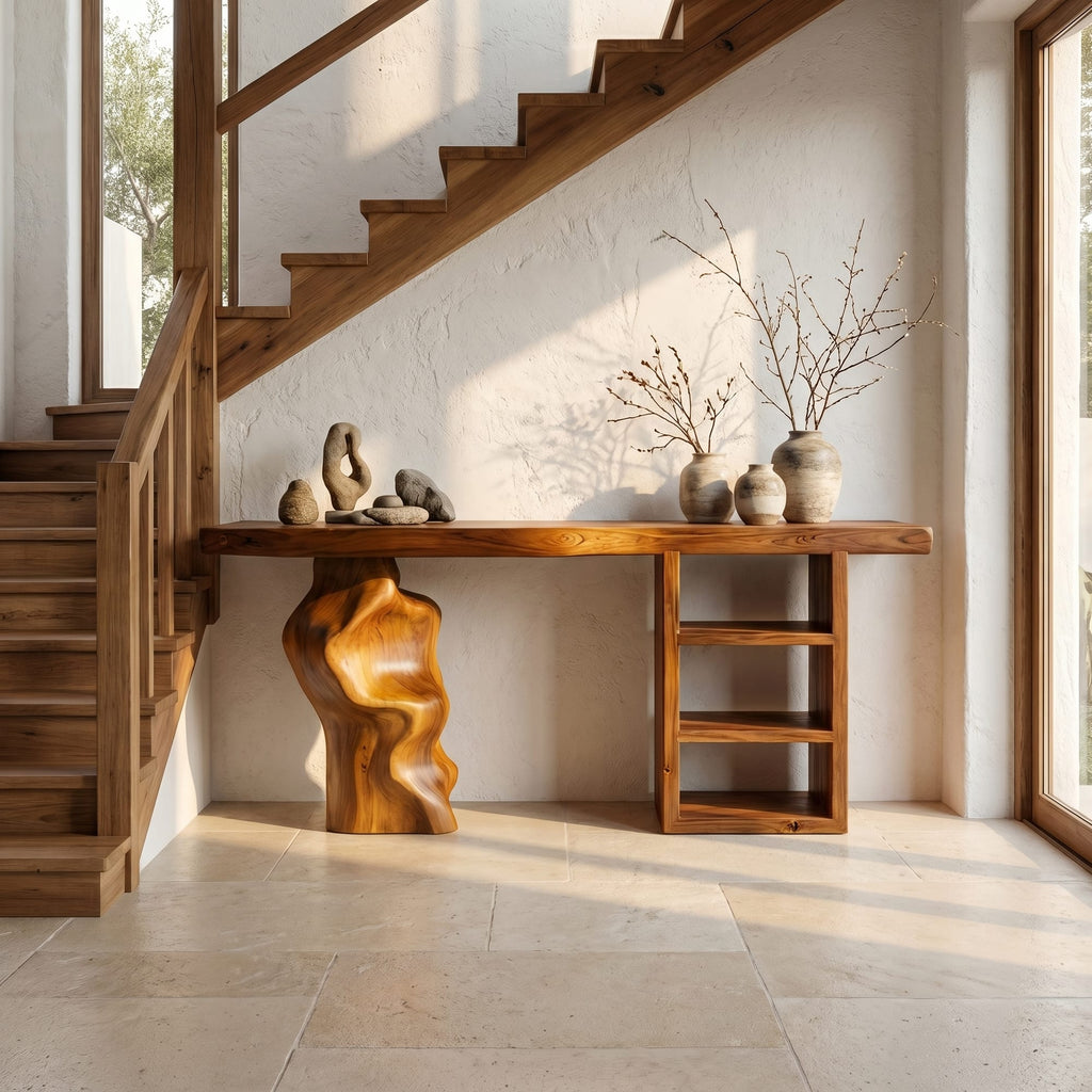 Minimal Wabi-sabi Console Table