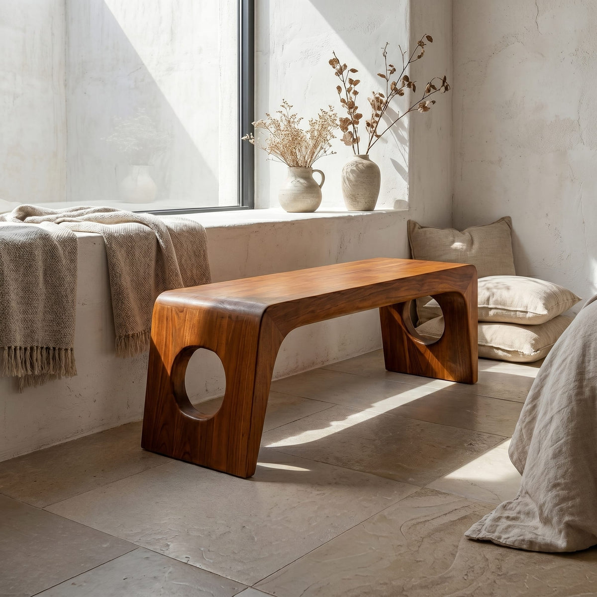 Sculptural Minimal Bench