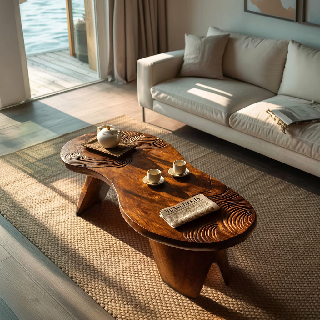 Irregular Live Edge Coffee Table