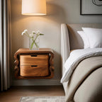 Sculptural Floating Nightstand
