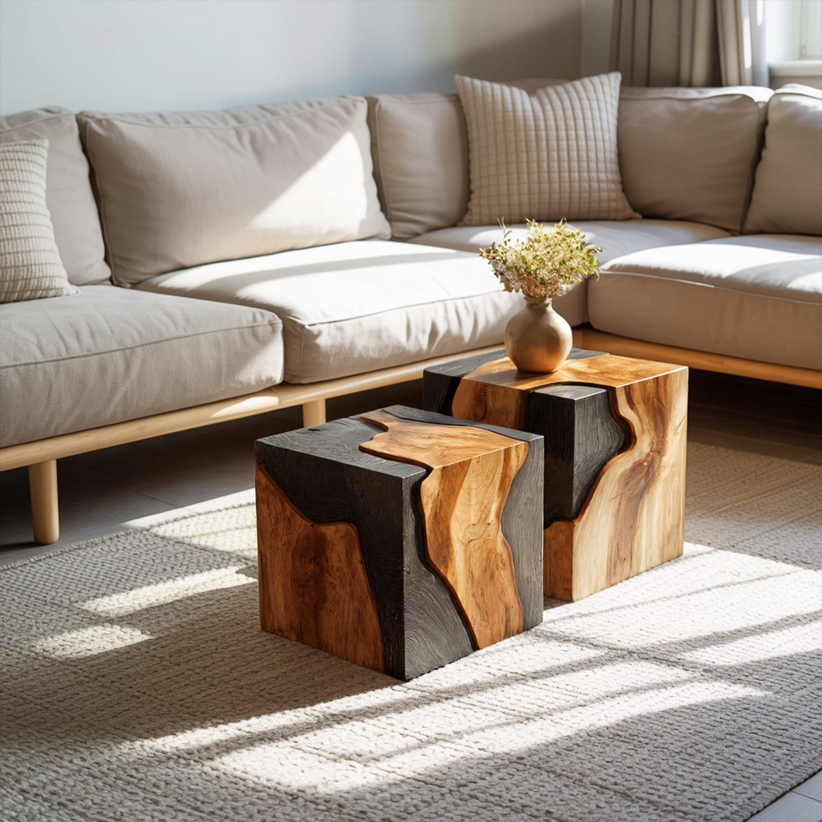 Low Modern Cozy Coffee Table