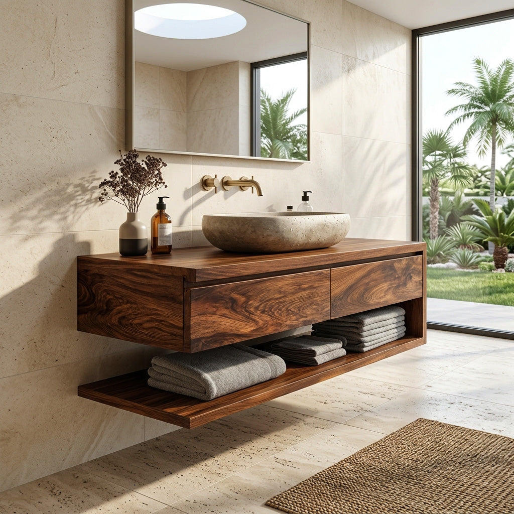 Contemporary Restroom Vanity
