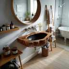 Mid Century Floating Wash Vanity