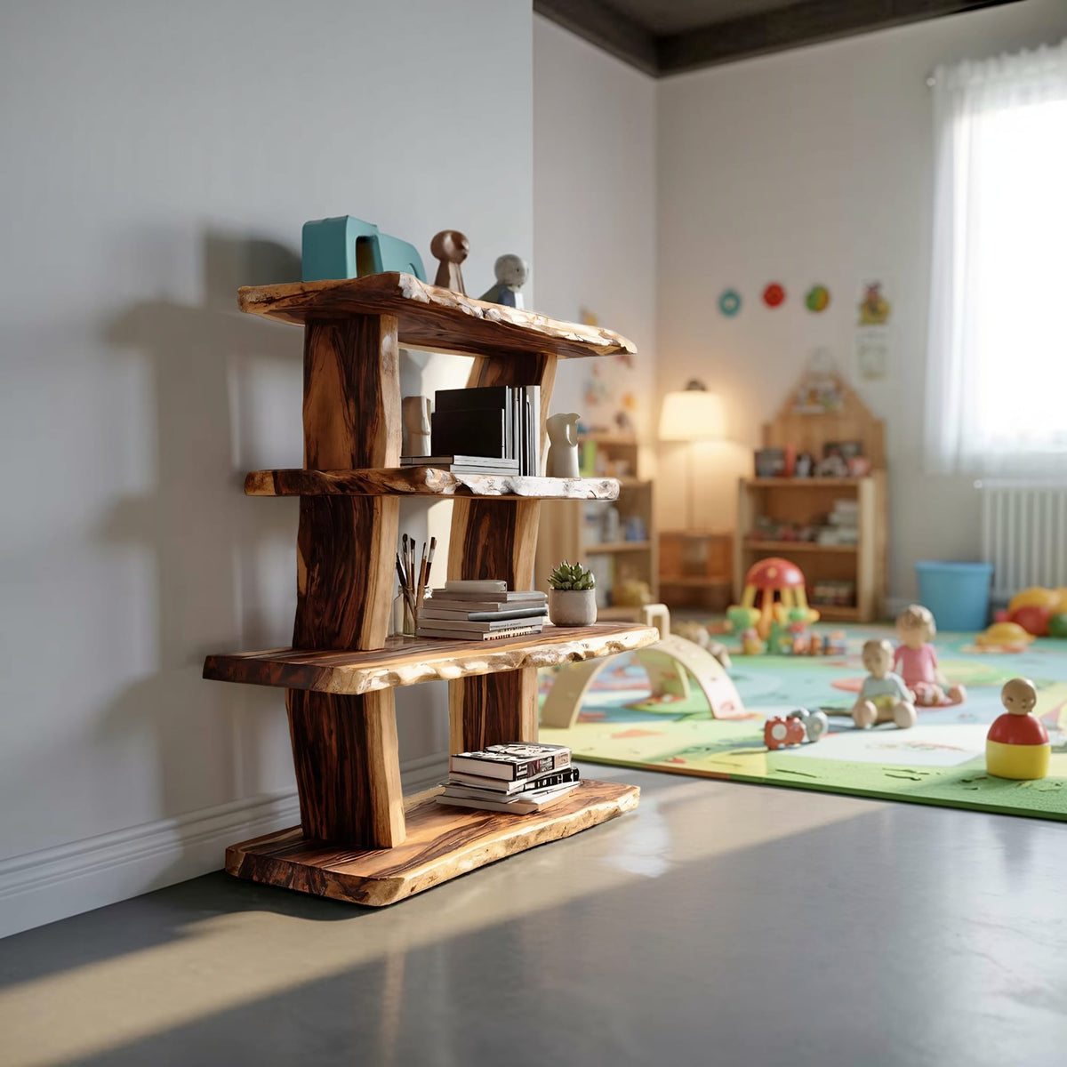Contemporary Solid Bookshelf