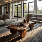 Abstract Solid Coffee Table