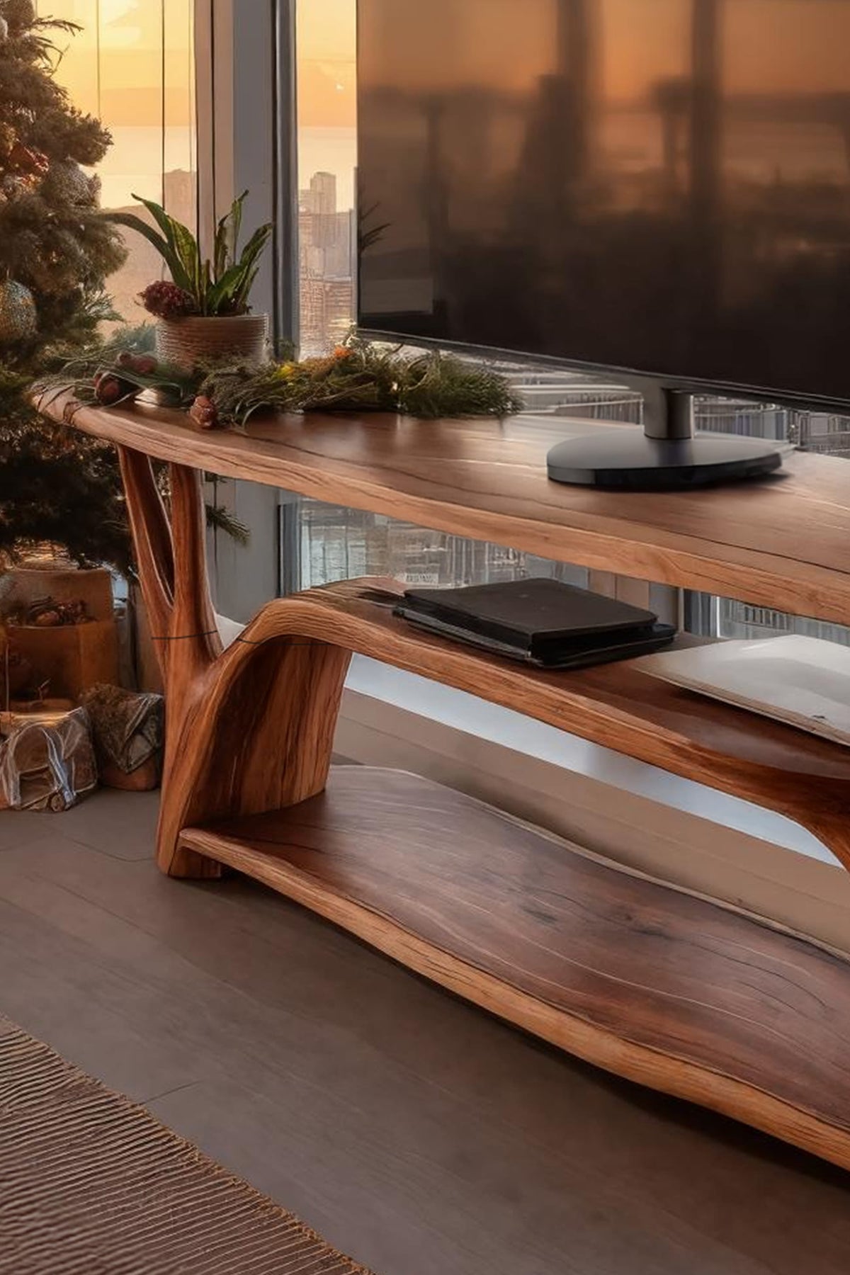 Live Edge Sideboard TV Cabinet