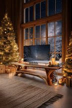 Live Edge Sofa TV Cabinet