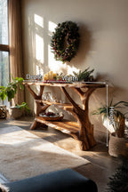 Retro Mid Century Console Table