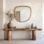 Reclaimed Wood Entryway Side Table, solid wood, built to order