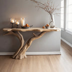 Rustic Console Table Hallwaytable Decorative, solid wood, built to order
