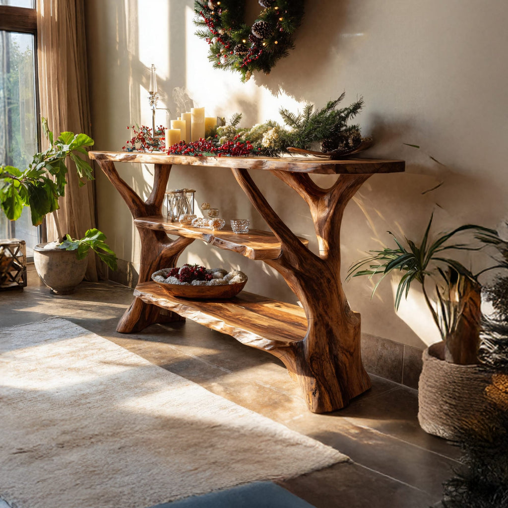 Retro Mid Century Console Table