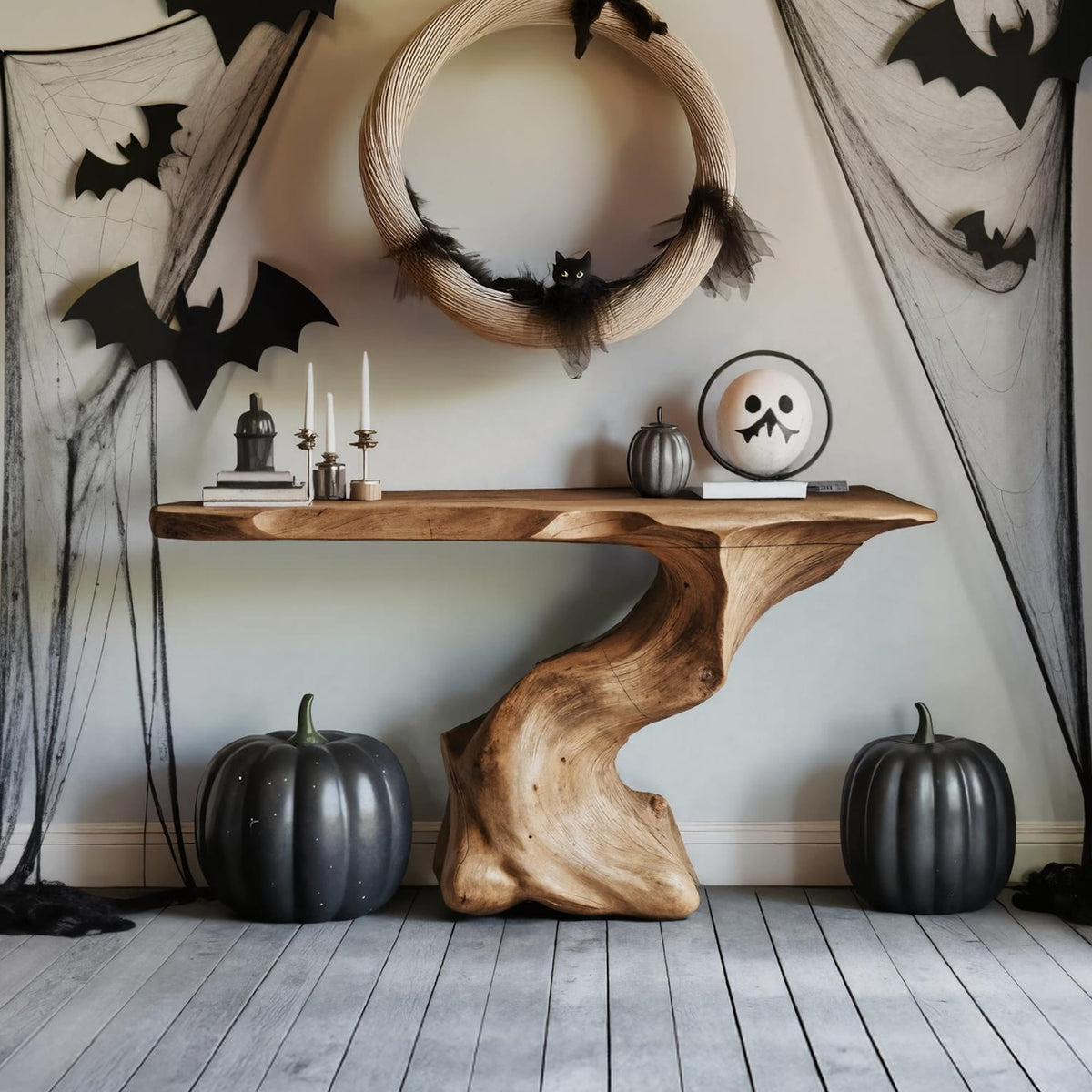Slim Solid Console Table