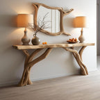 Rustic Console Table Entry Table Decorative, solid wood, built to order