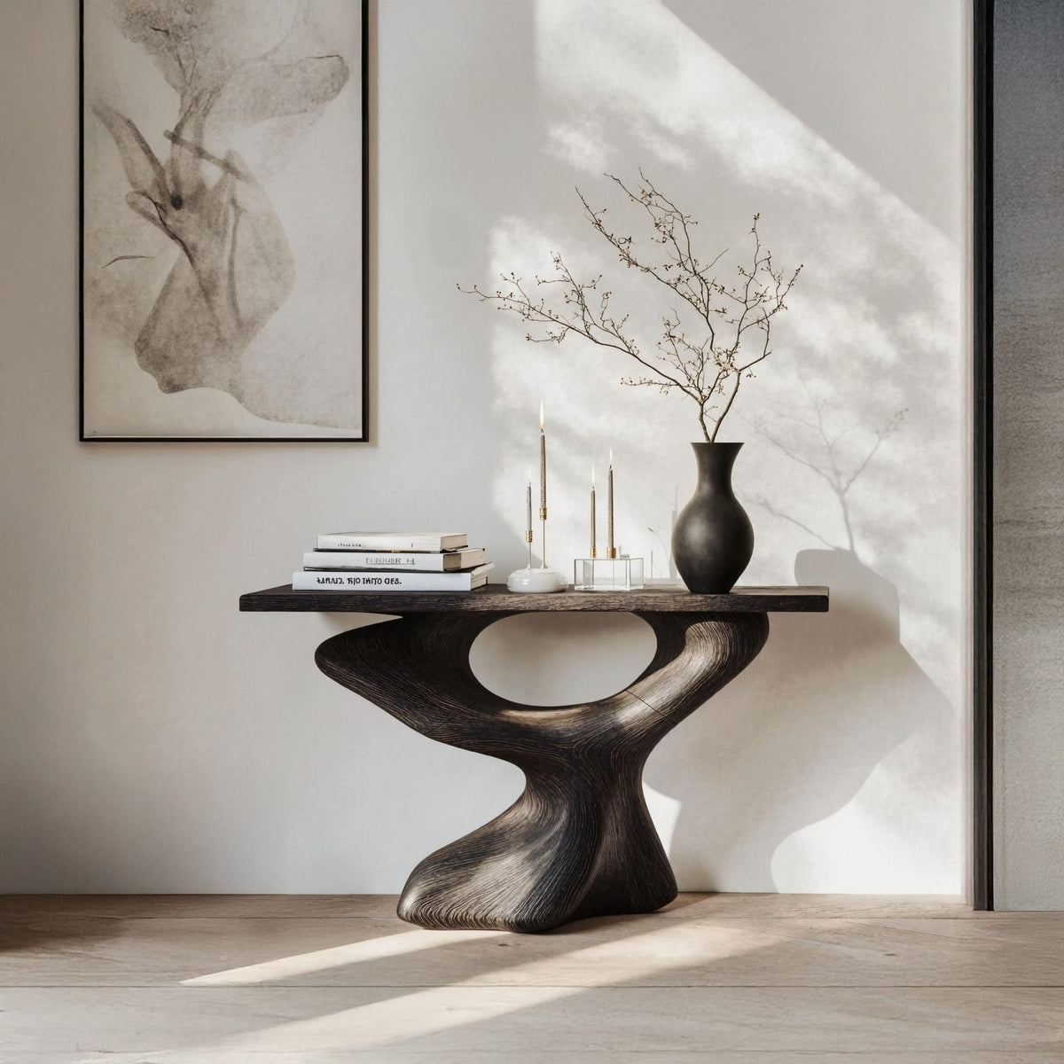 Live Edge Solid Writing Desk
