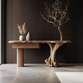 Mid Century Minimal Sofa Console Table