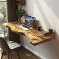 Vintage Wooden Floating Table, solid wood, built to order