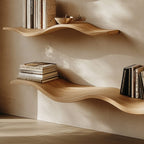 Custom Wood Floating Shelves Living Room New Year Home Decor, solid wood, built to order