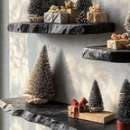 Black Floating Shelf Live Edge Floating Shelf Plans, solid wood, built to order