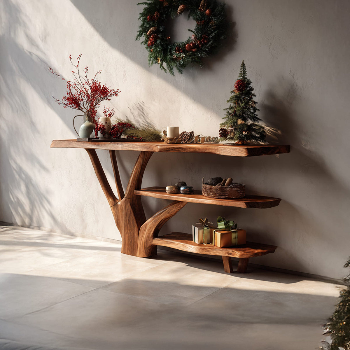 Mid Century Minimal Console Table