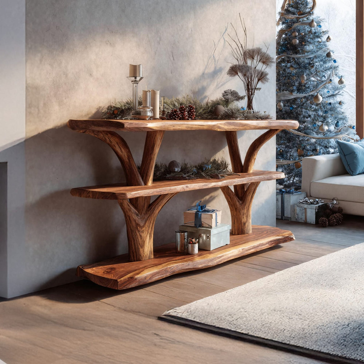 Modern Behind Console Table
