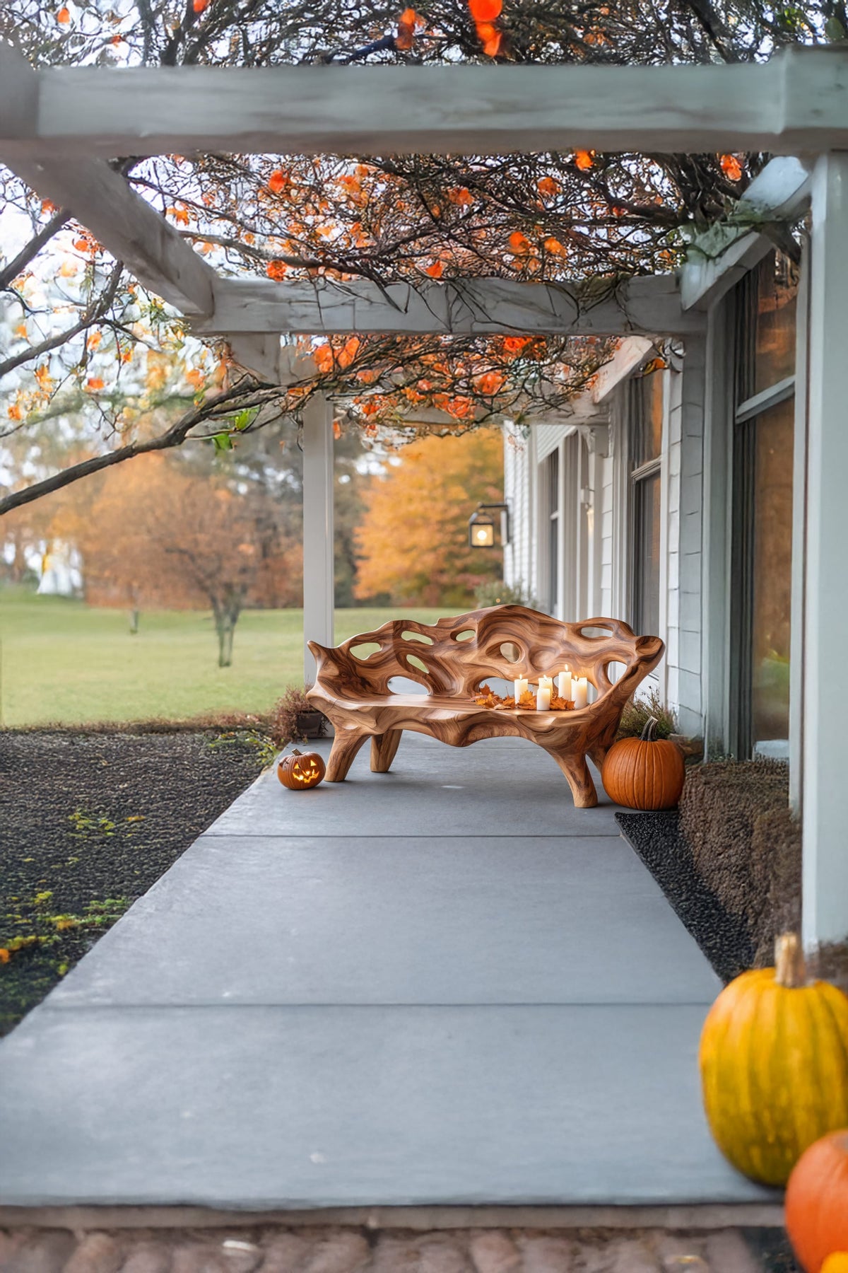 Live Edge Bench
