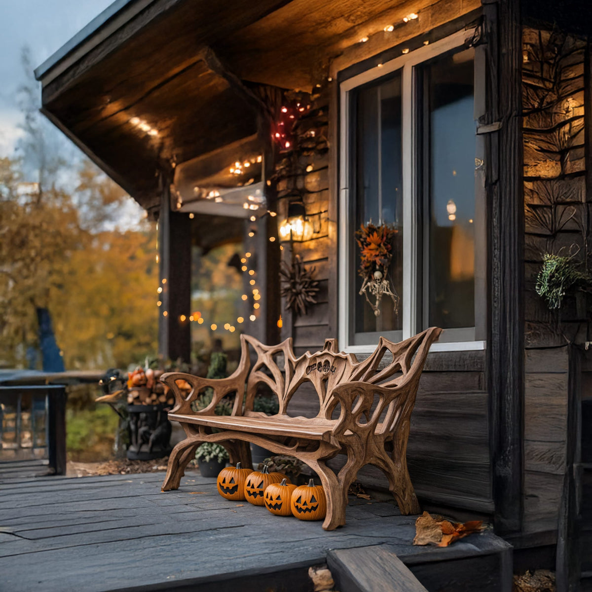 Live Edge Deck Bench