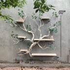 Tree Branch Floating Shelf Solid Carving, solid wood, built to order
