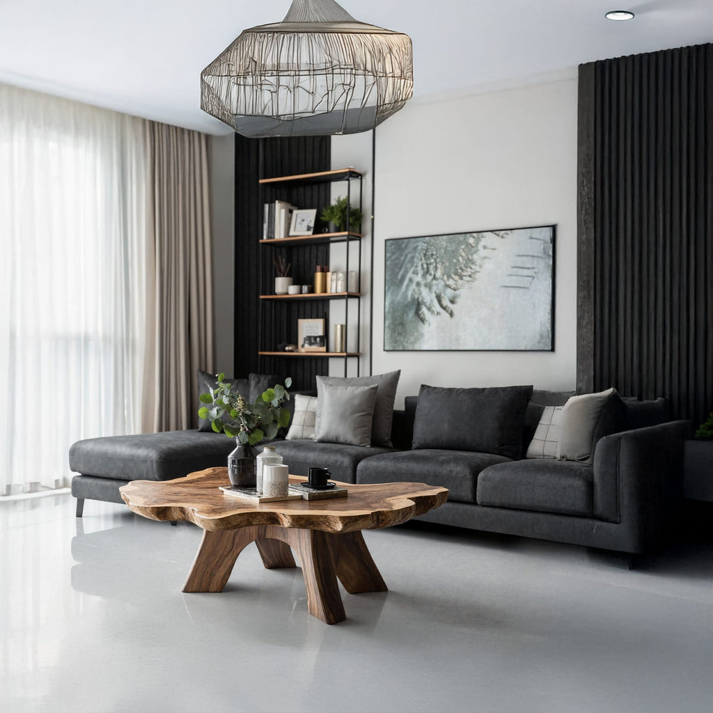 Live Edge Center Organic Coffee Table