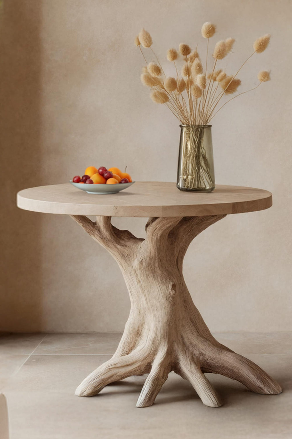 Round Storage Nightstand
