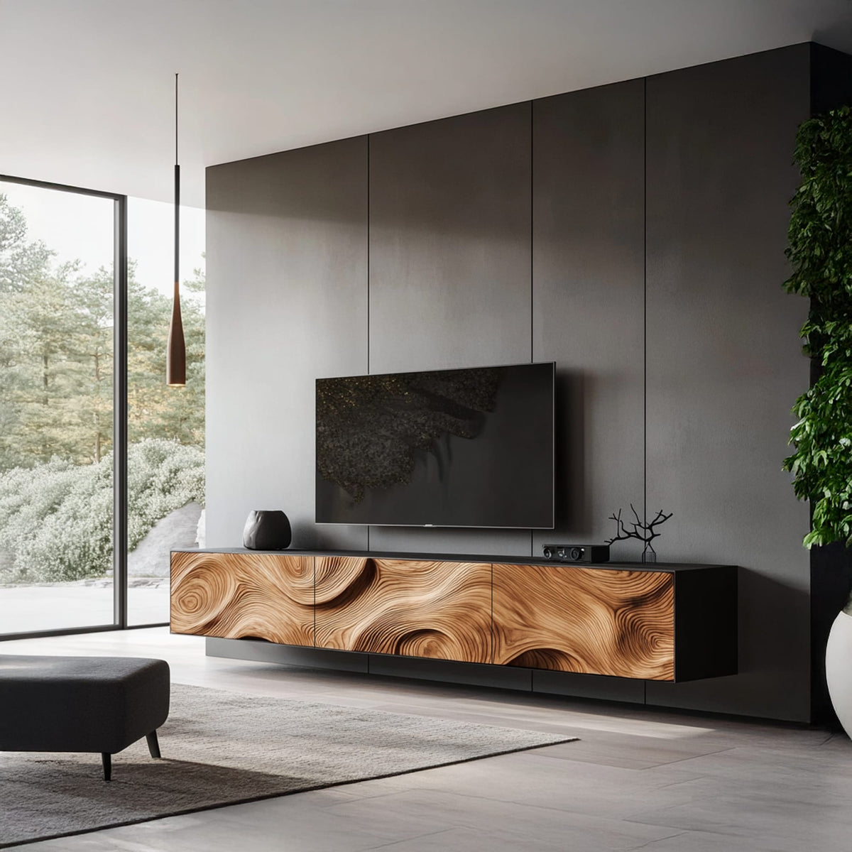 Handcrafted Console Cabinet, solid wood, built to order
