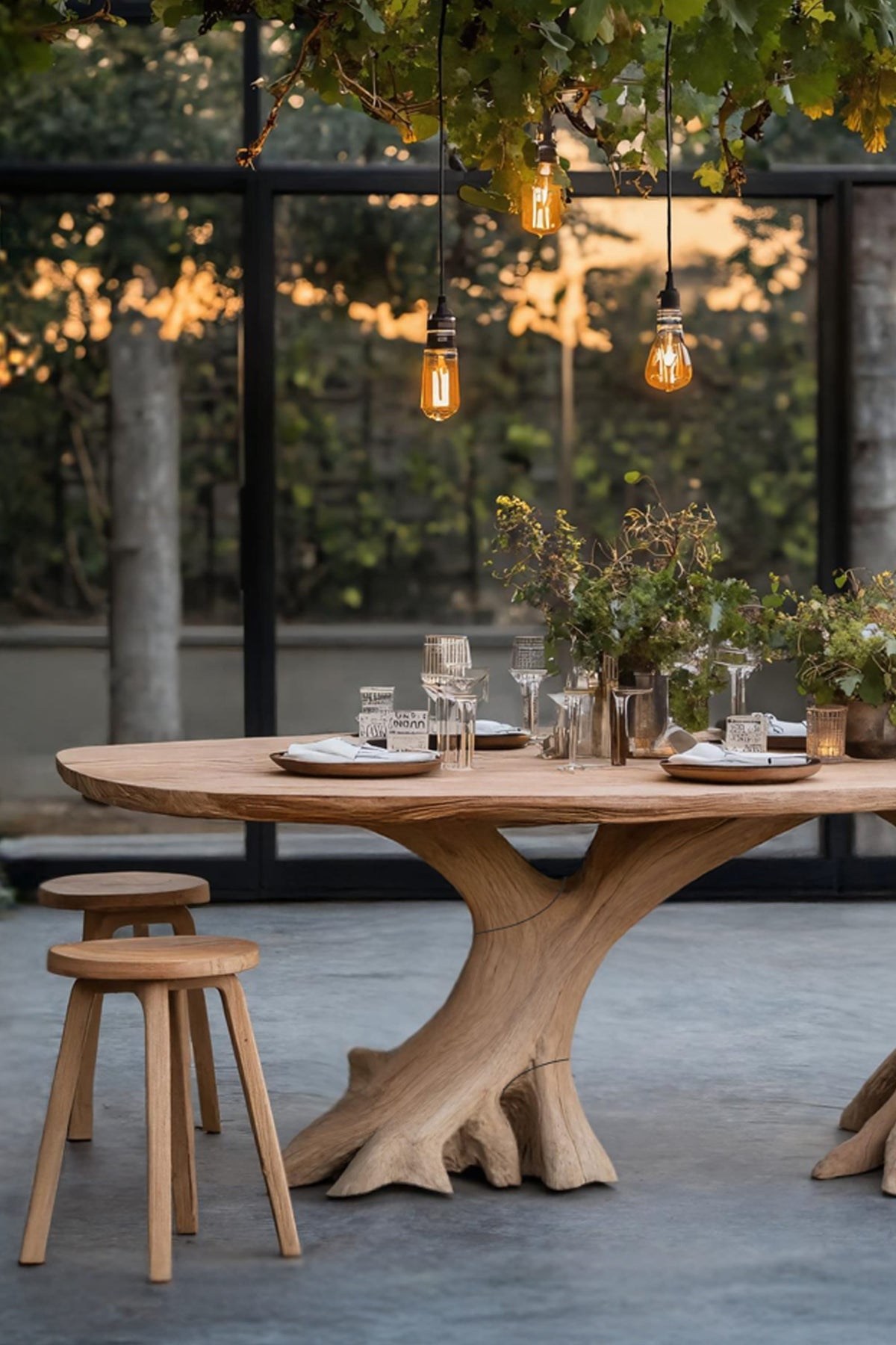 Square Mid Century Dining Table
