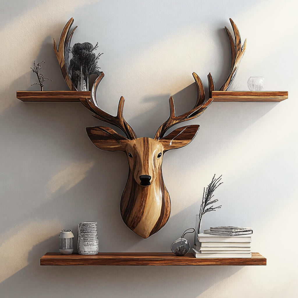 Floating Animal Wall Shelf