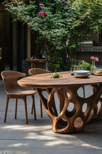 Live Edge Theme Dining Table