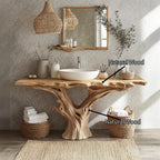 Farmhouse Bathroom Vanity, solid wood, built to order