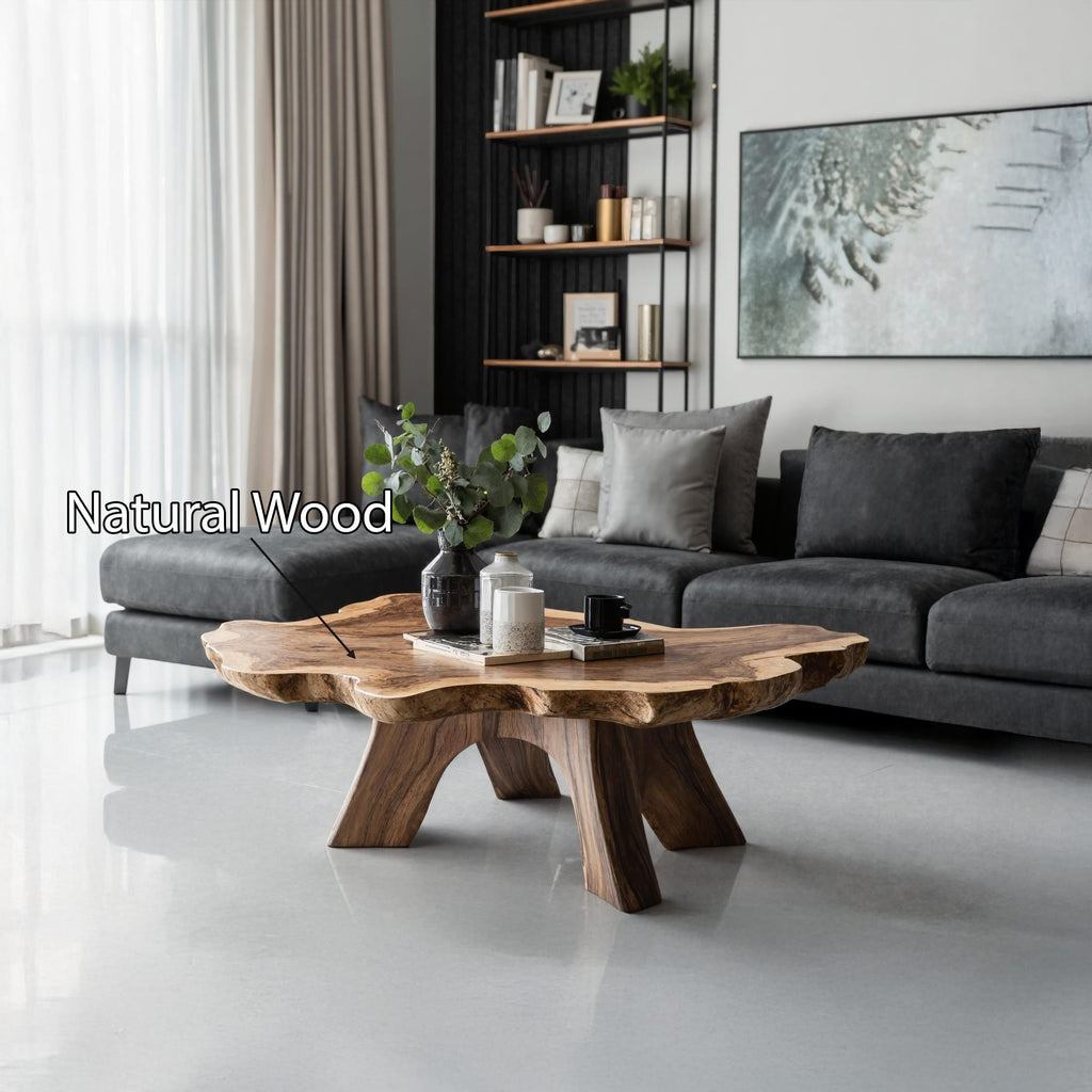 Live Edge Center Organic Coffee Table