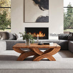 Handcrafted Coffee Table for Warm Ambience, solid wood, built to order