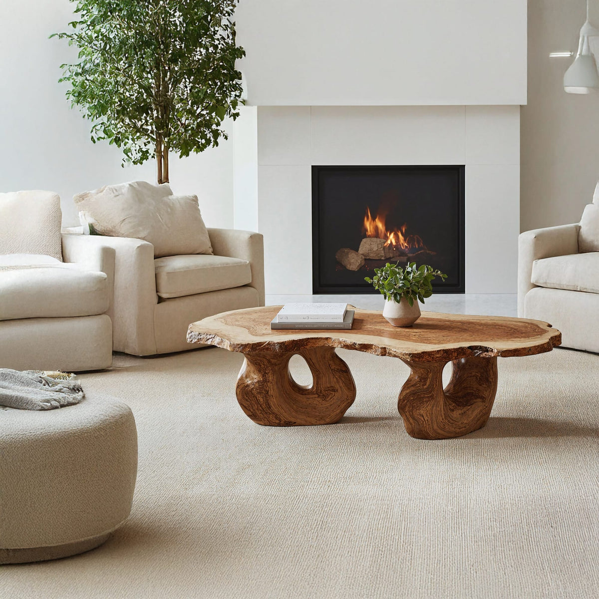 Minimalist Coffee Table, solid wood, built to order