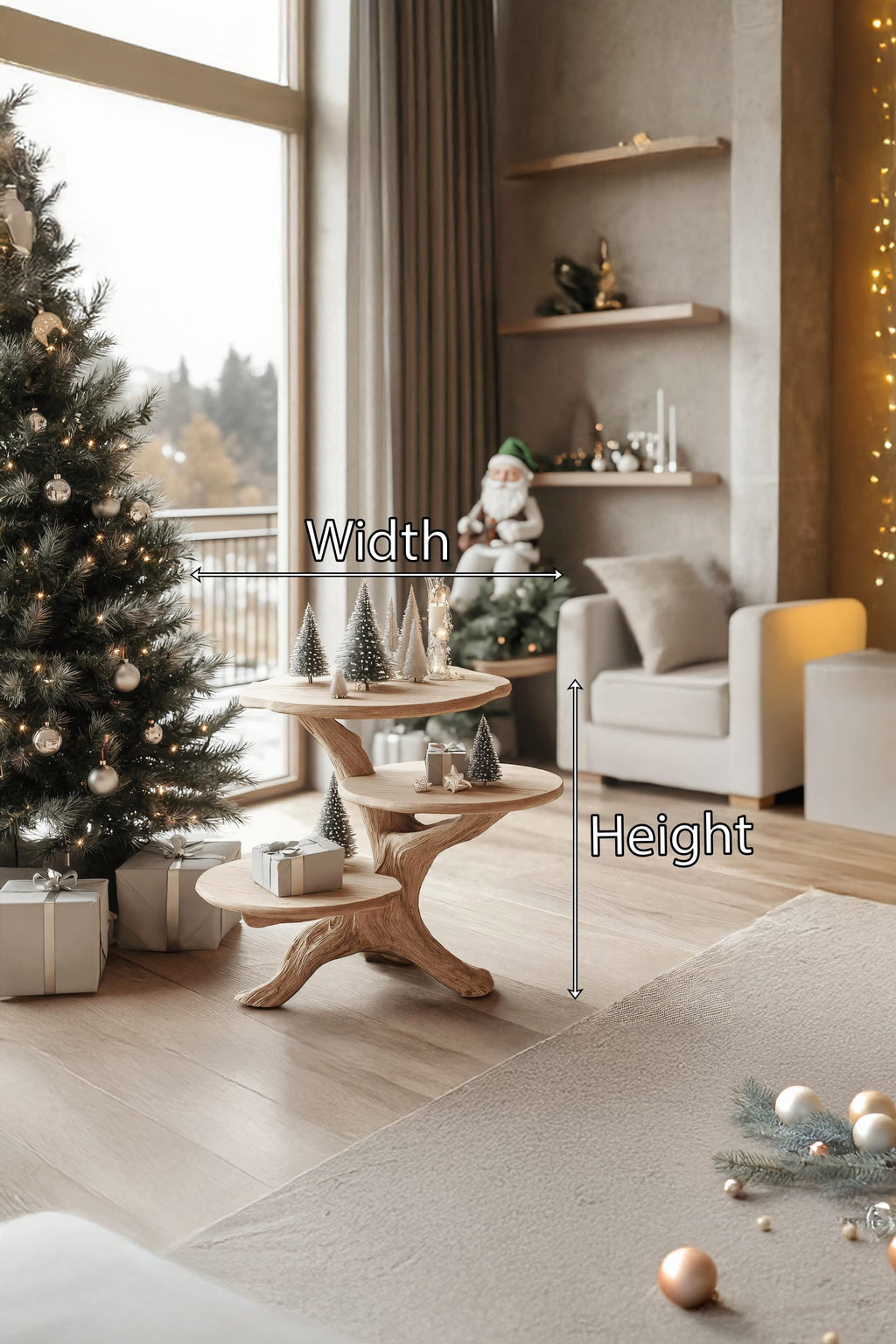 Solid Stand Side Table