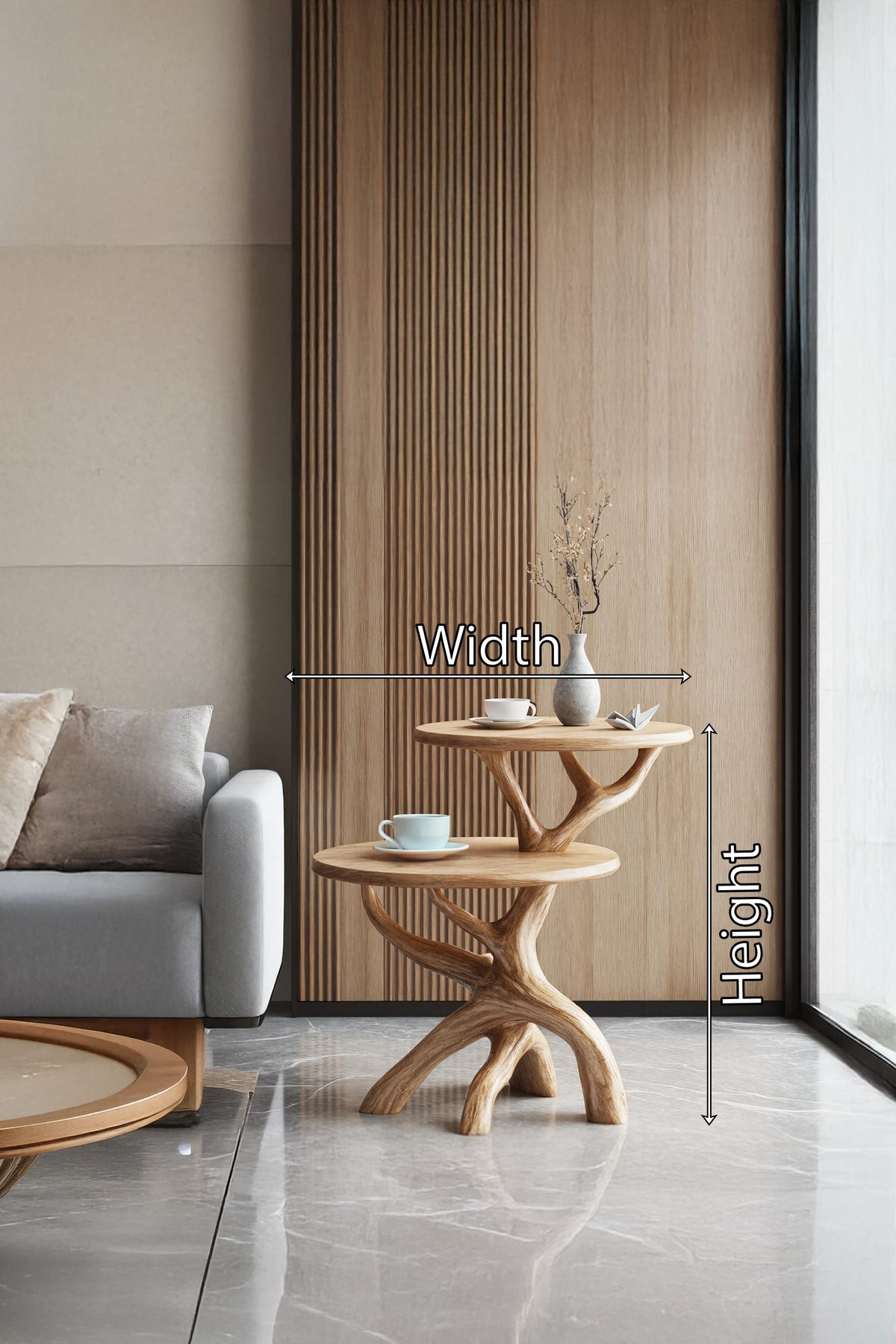 Round Minimal Side Table