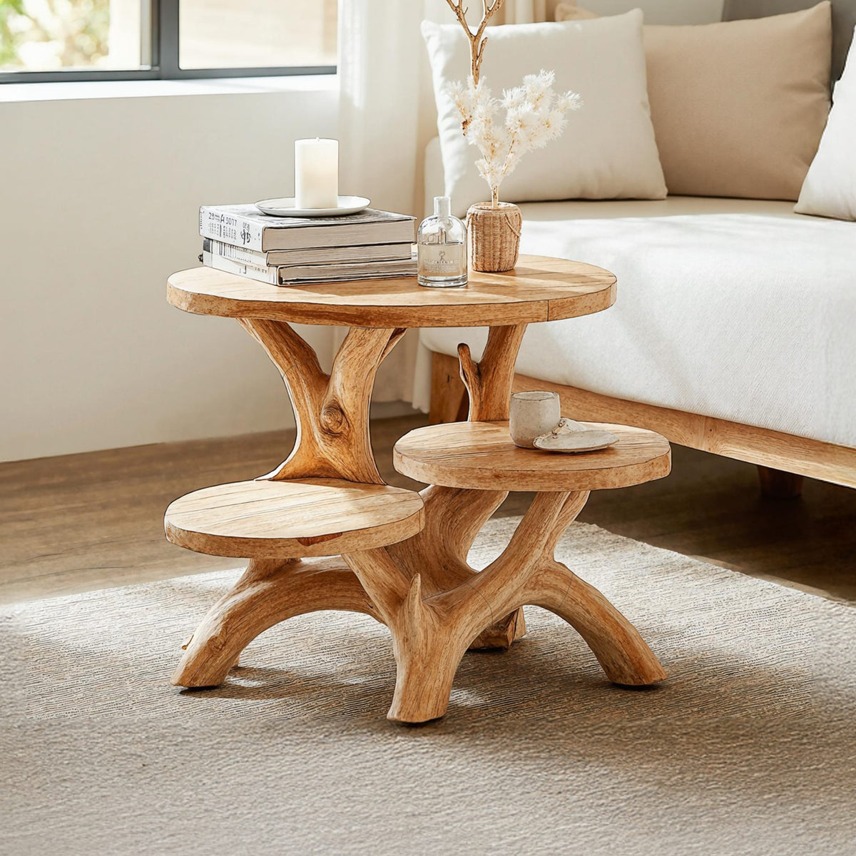 Live Edge Entryway Nightstand