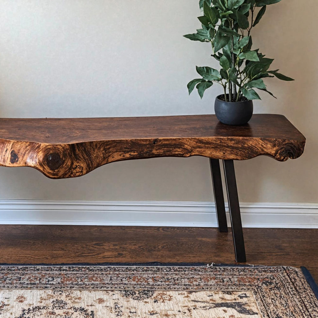 Handcrafted Bench, solid wood, built to order