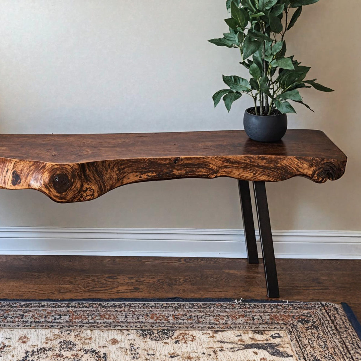 Handcrafted Bench, solid wood, built to order