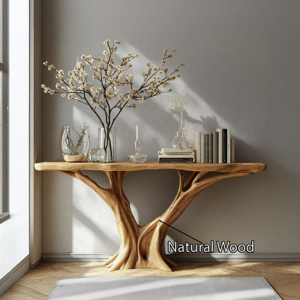 Decorative Console Table, solid wood, built to order